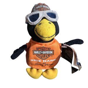 Vintage 1999 Harley-Davidson Licensed Plush Bird "Diz" 6" Bean Bag Toy With Tags